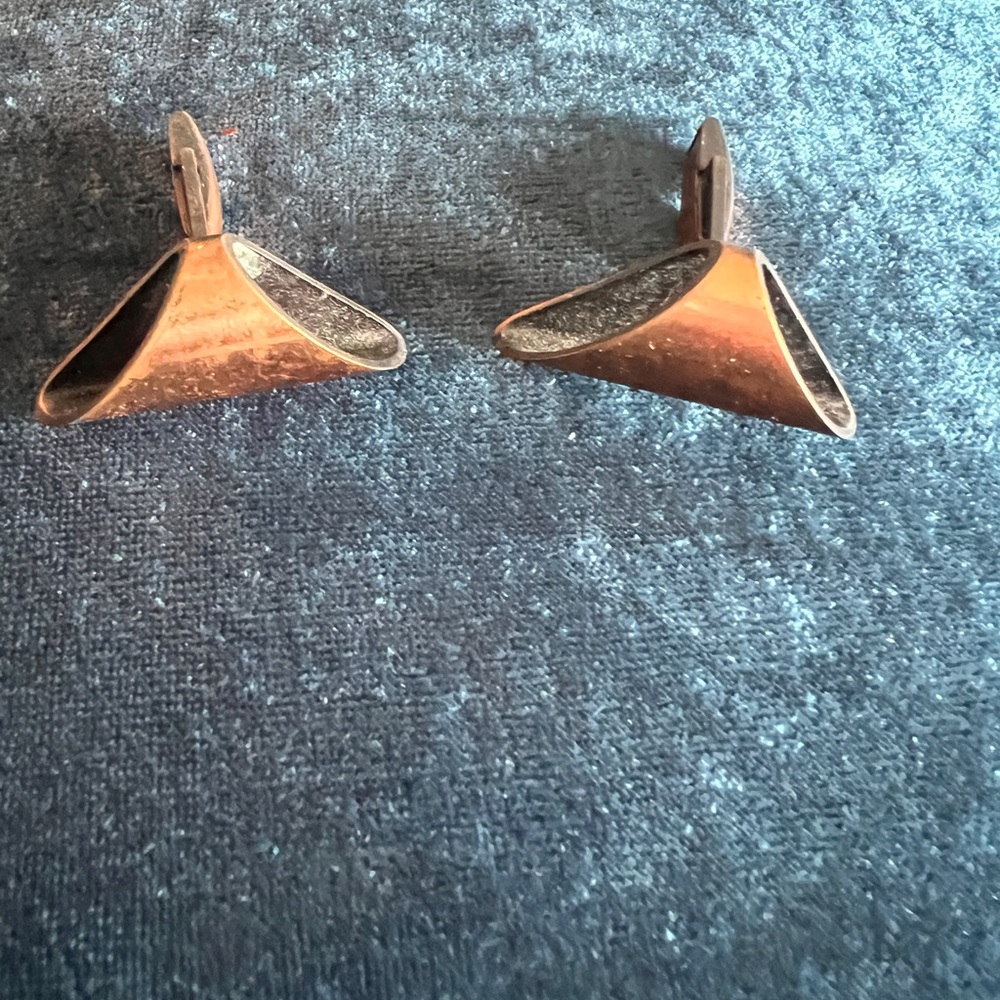Vintage Copper Cuff Links - Picture 3 of 6